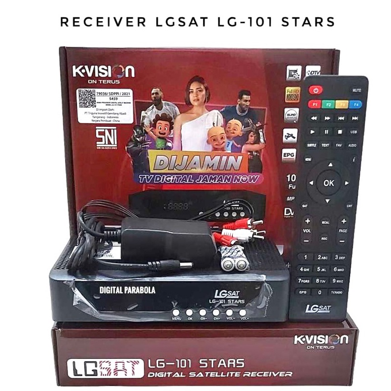PARABOLA RECEIVER DIGITAL KVISION LGSAT LG SAT STARS KVISION LGSAT K VISION w C2A4