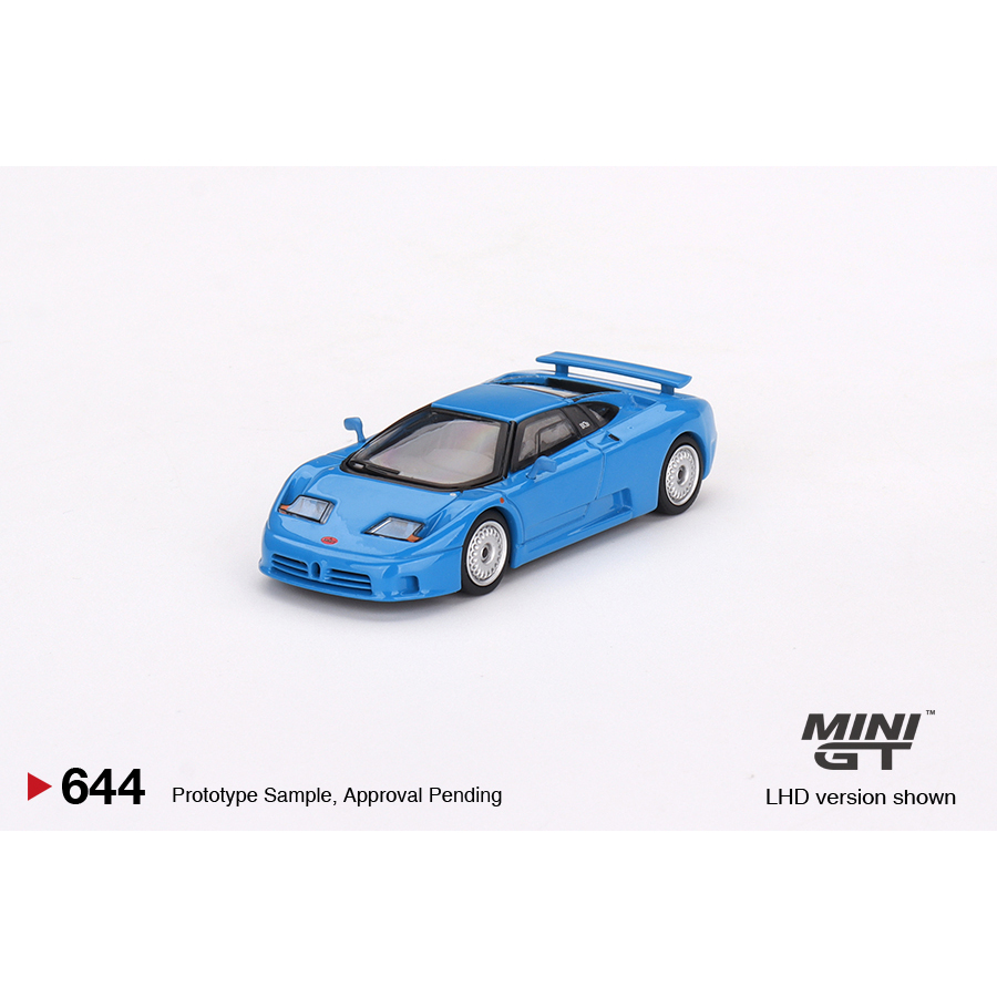 MINI GT 644 BUGATTI EB110 GT BLU BUGATTI