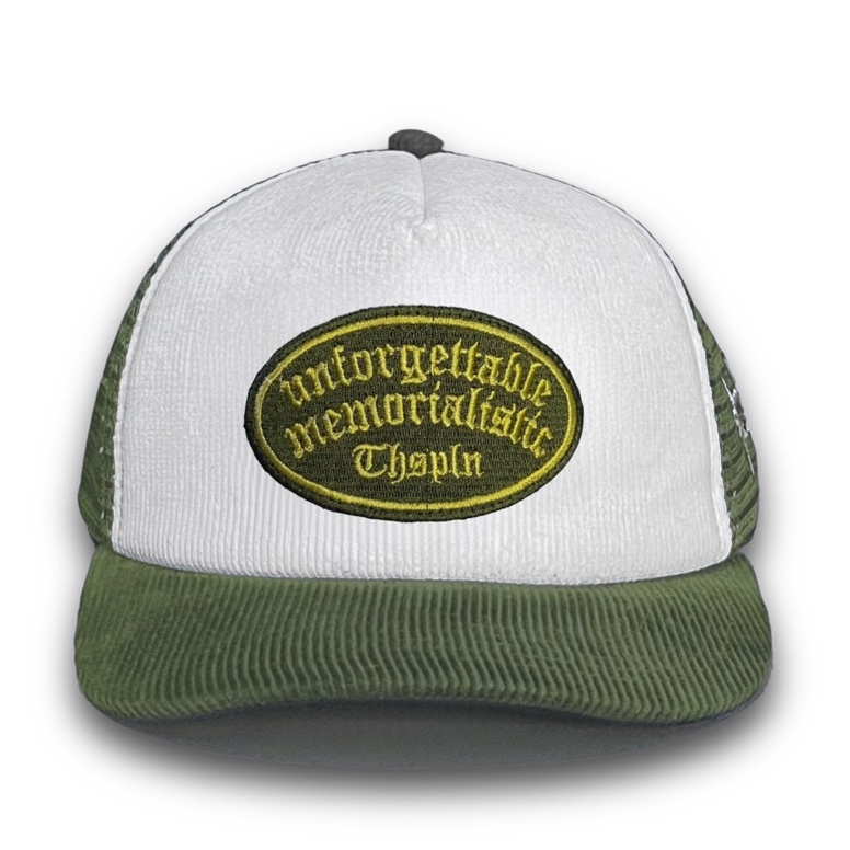 Topi Corduroy Jaring Trucker Broken White Army Unforget Thisplan KODE O3O5