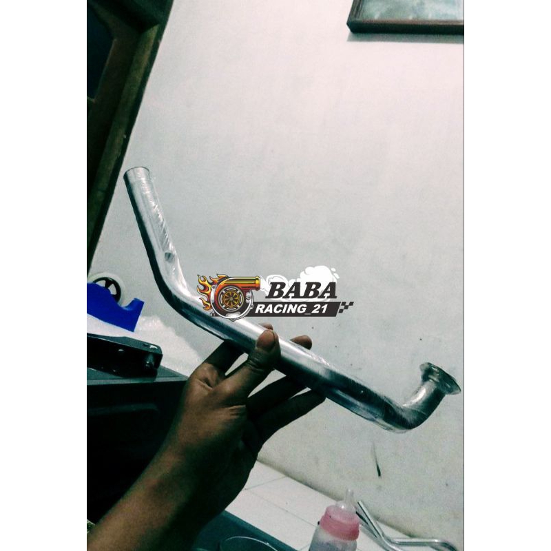 Leheran knalpot beat karbu beat fi beat streat model original bahan lebih tebal