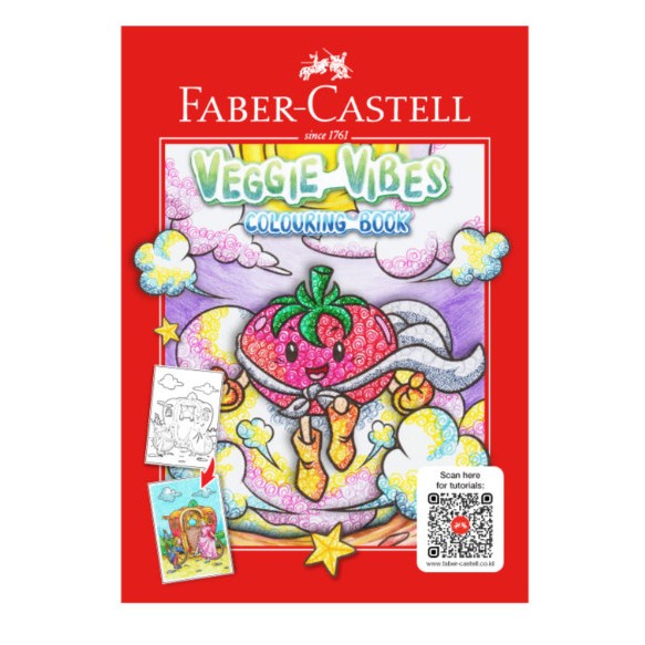 

TBMO VEGGIE VIBES COLORING BOOK FABER-CASTEL 104020