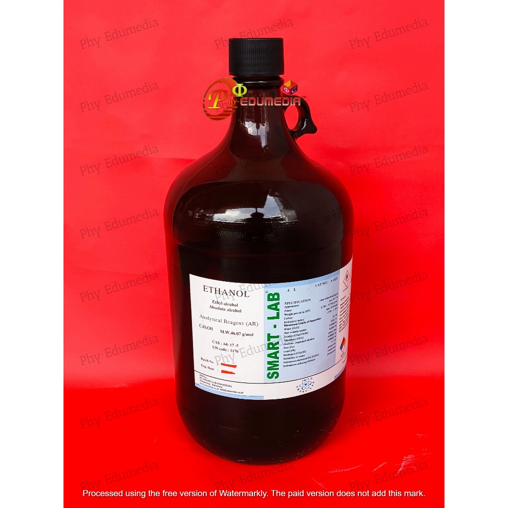 Ethanol / Etanol / Alkohol Pro Analysis Smartlab 100ml
