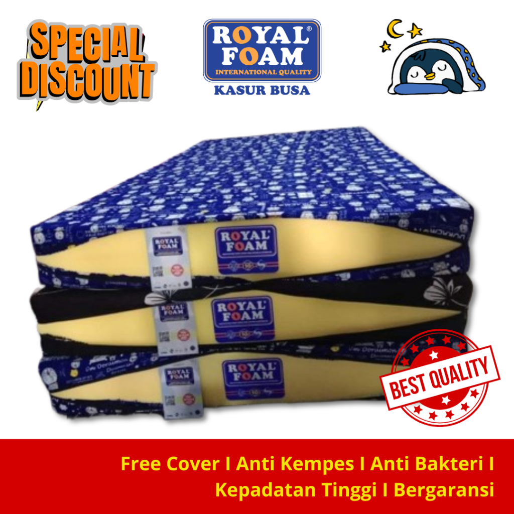 Royal Foam Kasur Busa Tebal 25 cm dan 30 cm Cocok Untuk Di Lantai Tanpa Dipan