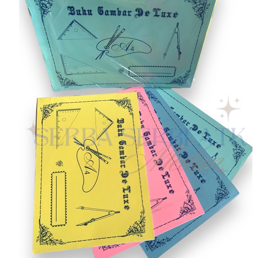 

BUKU GAMBAR DELUXE A4 MURAH 25 pcs p X7V2