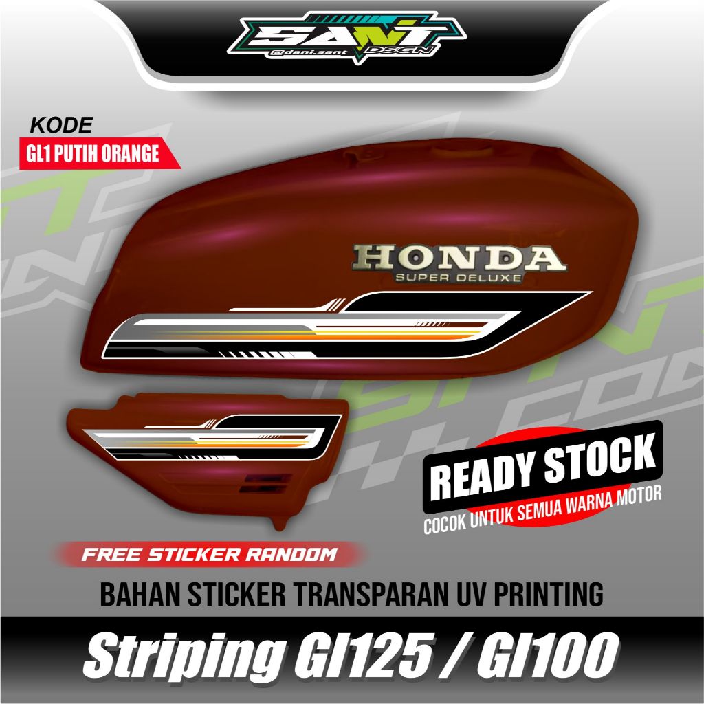 Striping gl100 / gl125 transparan