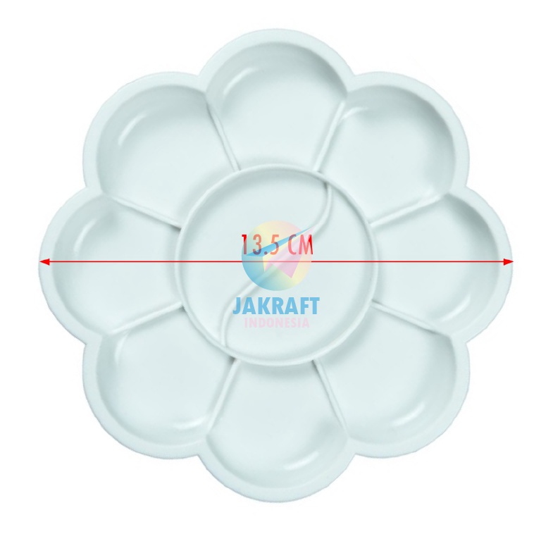 

TERBUKTI 1 Pcs Palet Palette Lukis JOYKO Tempat Cat Air Poster Minyak Acrylic Plastik PLT115 Emboss Tebal