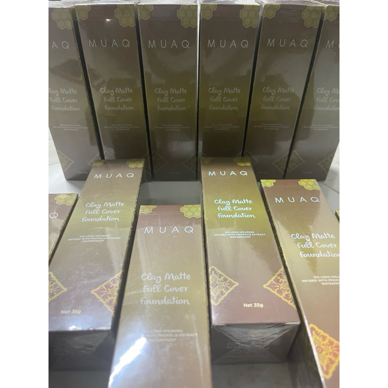 READY | MUAQ Clay Matte Full Cover Foundation (Full Size)