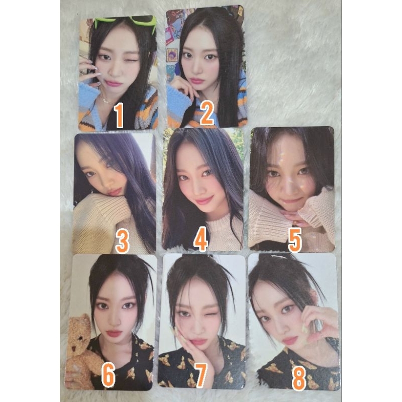 [READY STOCK] WEEEKLY COLORISE PHOTOCARD ZOA