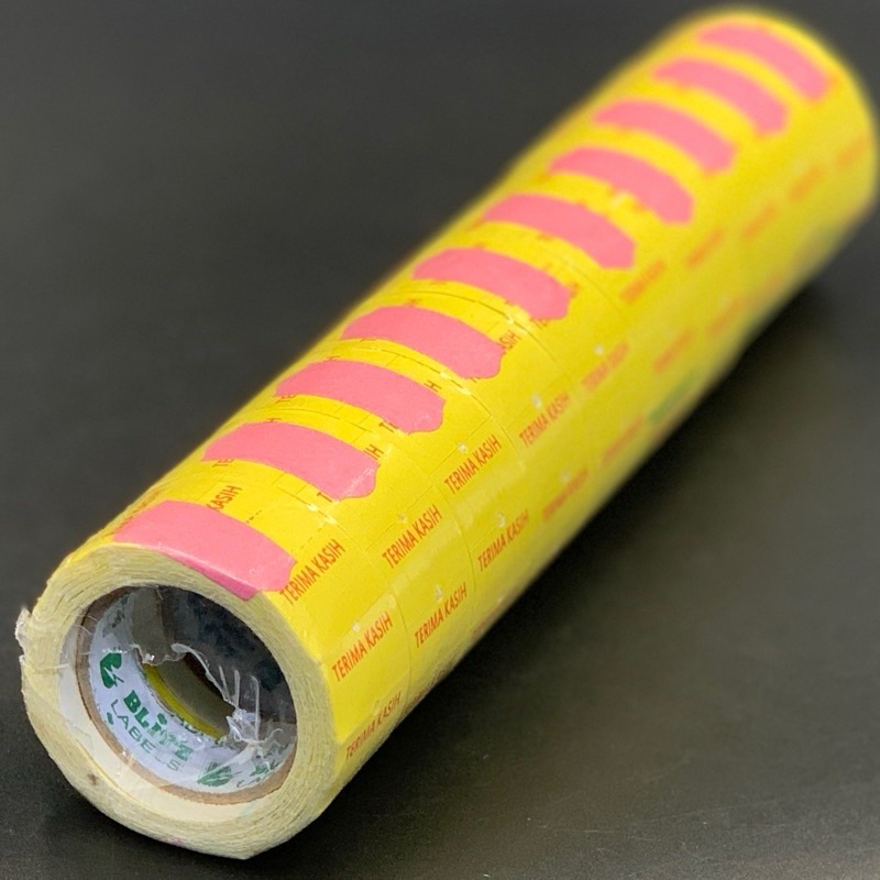 

LABEL HARGA 1 LINE DAN 2 LINE TERIMA KASIH BLITZ (ISI 10)