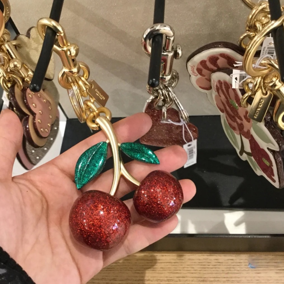 KODE U19L Coach Bag Cherry Keychain Hanging