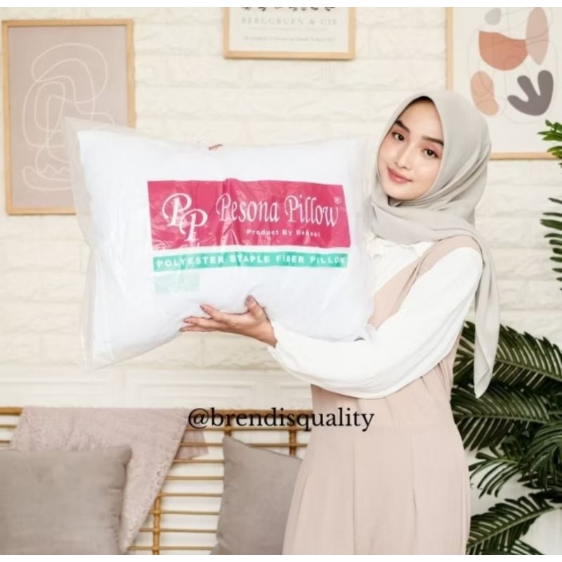 bantal tidur junior  murah dan guling murah  isi silikon murni kualitas bagus pesona pillow