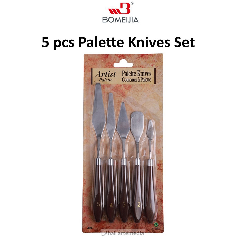

BOMEIJIA Artist Palette Knifes Set of 5 k E4L3