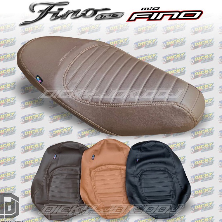 KODE A76L Sarung Kulit Jok Motor Yamaha FINO Caferacer Premium Mio Fino 125 Fino Grande Fino Karbu