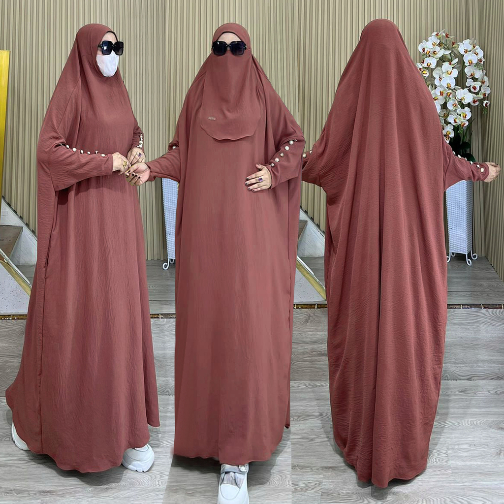 TERBARU Hijab Syari Jumbo Kayagamis Kode LONGRIS Bahan Kringkel Premium By Ory Aje Zas Collection
