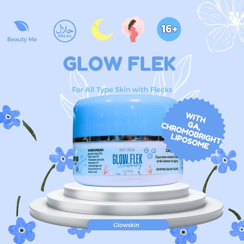 BPOM GLOW FLEK NIGHT CREAM MELASMA BUMIL Dokter Hannah