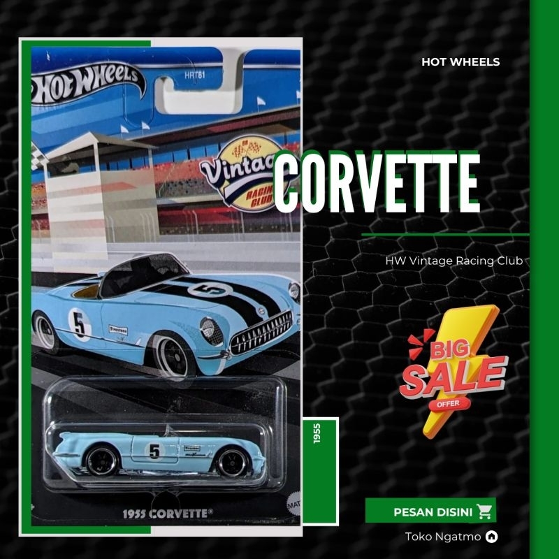 HOT WHEELS VINTAGE RACING CLUB " 1955 Corvette"