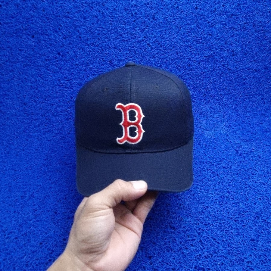 topi boston vintage bahan wool