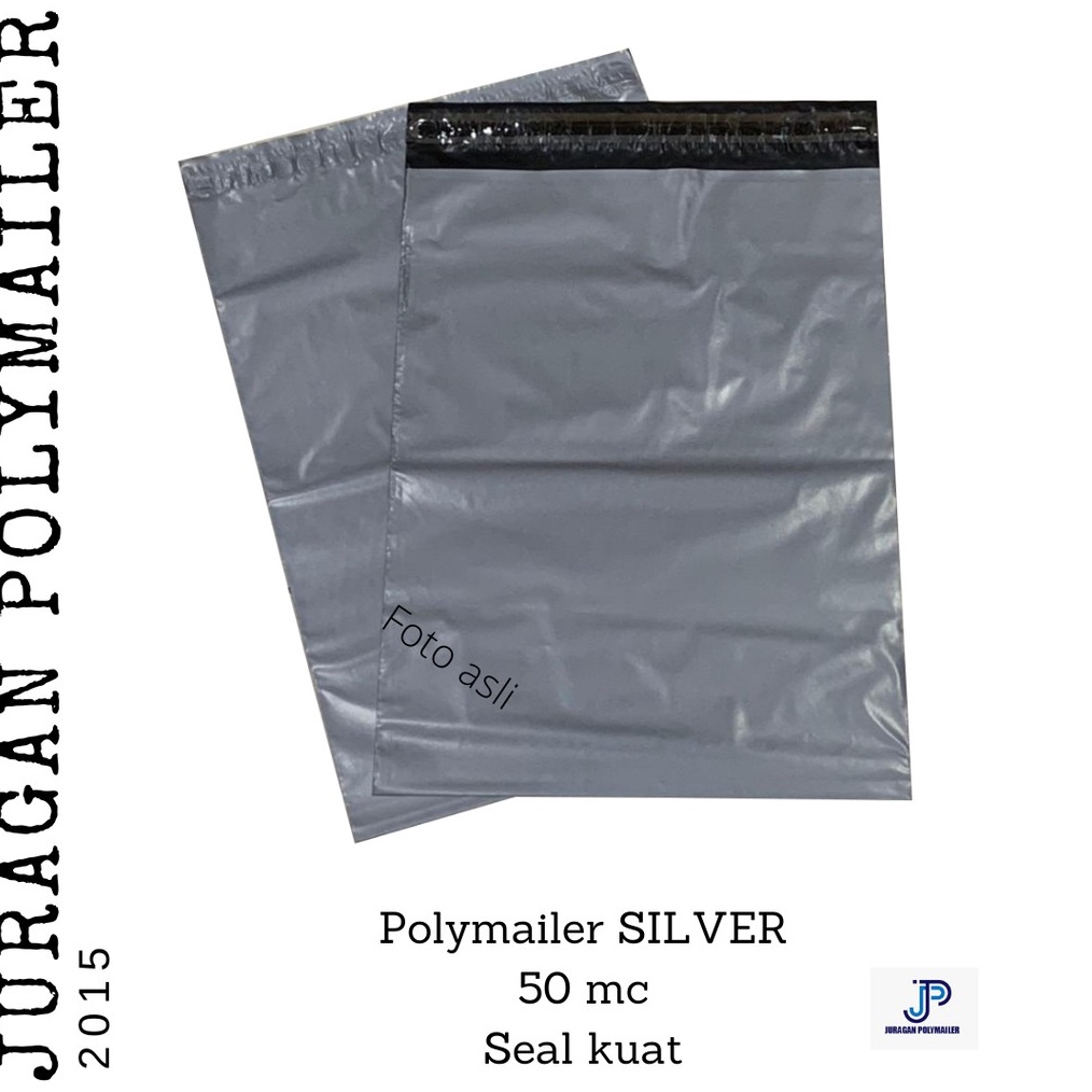 

STD5 32x43 cm Amplop Plastik Polymailer Silver Isi 1 Lembar p JI8