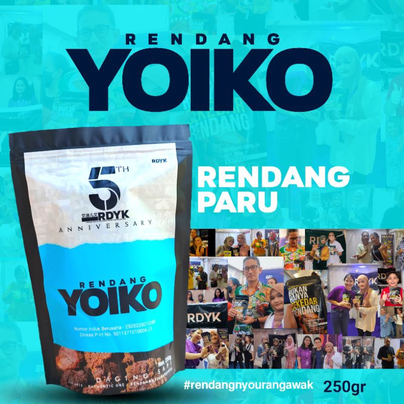 

250gr RENDANG YOIKO PARU (BASAH) ASLI PADANG ASLI PADANG