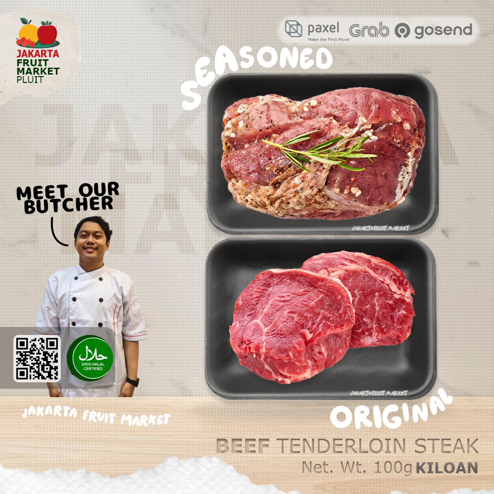 

TENDERLOIN STEAK daging sapi premium segar fresh