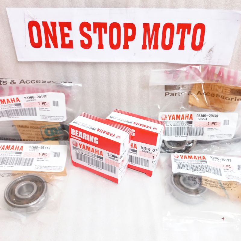 Bearing Set Gardan Gearbox Yamaha Mio M3 Mio S Mio Z Soul GT 125 Xride 125 AsliYamaha Ygp