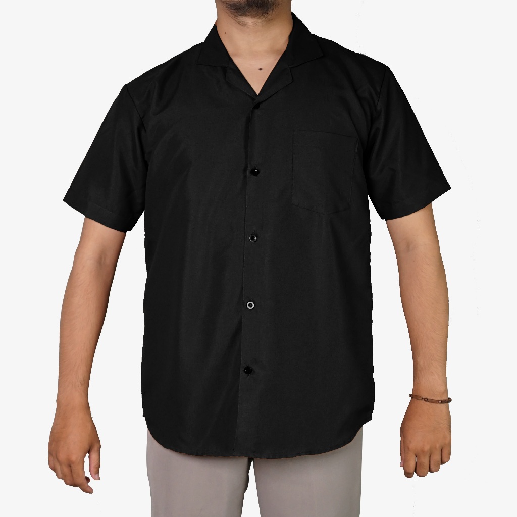 Kemeja Hawai Kemeja Helmas Kemeja Polos Pria Lengan Pendek Baju Pantai Baju Kemeja Kasual Santai Bah