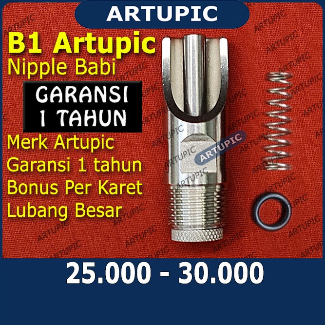 NIPPEL BABI B1 ARTUPIC ALAT MINUM NIPPLE NIPEL NEPEL DOT BABI B1 ARTUPIC