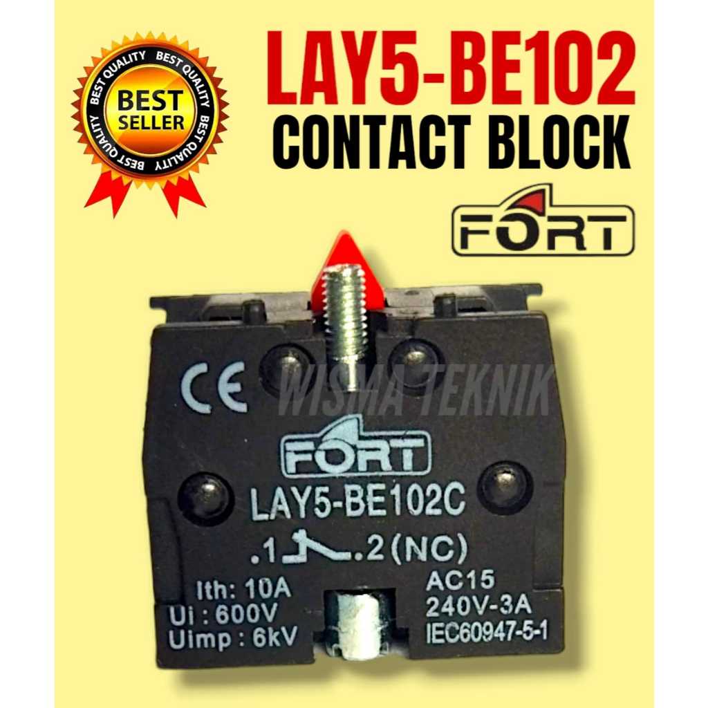 KONTAK BLOK/ CONTACT BLOCK NC FORT LAY5-BE102