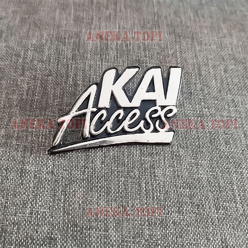 Pin KAI Access Pin Bros Logo KAI Access Cor Pin KAI Access Silver - Aneka Topi