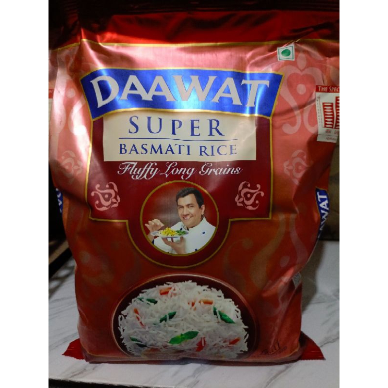 

Beras Basmati DAAWAT SUPER 5kg Basmati Rice