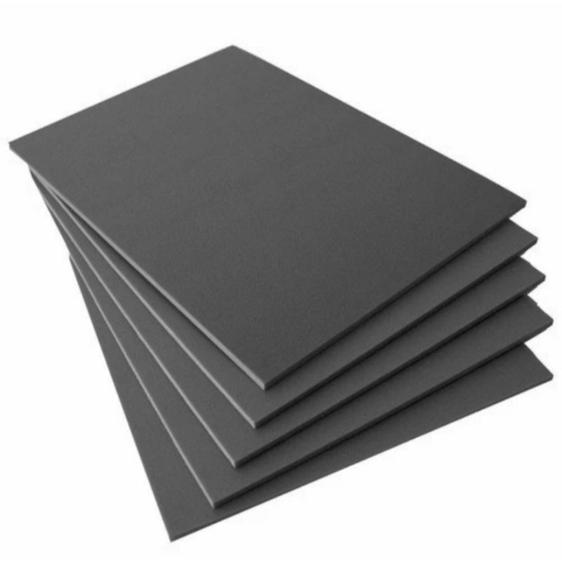 plat PVC sheet gray 3mm x 25cm x 65cm PVC sheet lembaran 3mm