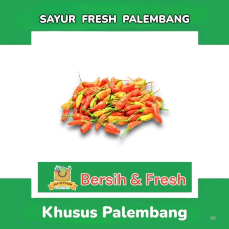 

Cabe Rawit Merah / Cabe Burung / Cabe Setan 100Gram - Sayur Fresh Pasar Perum