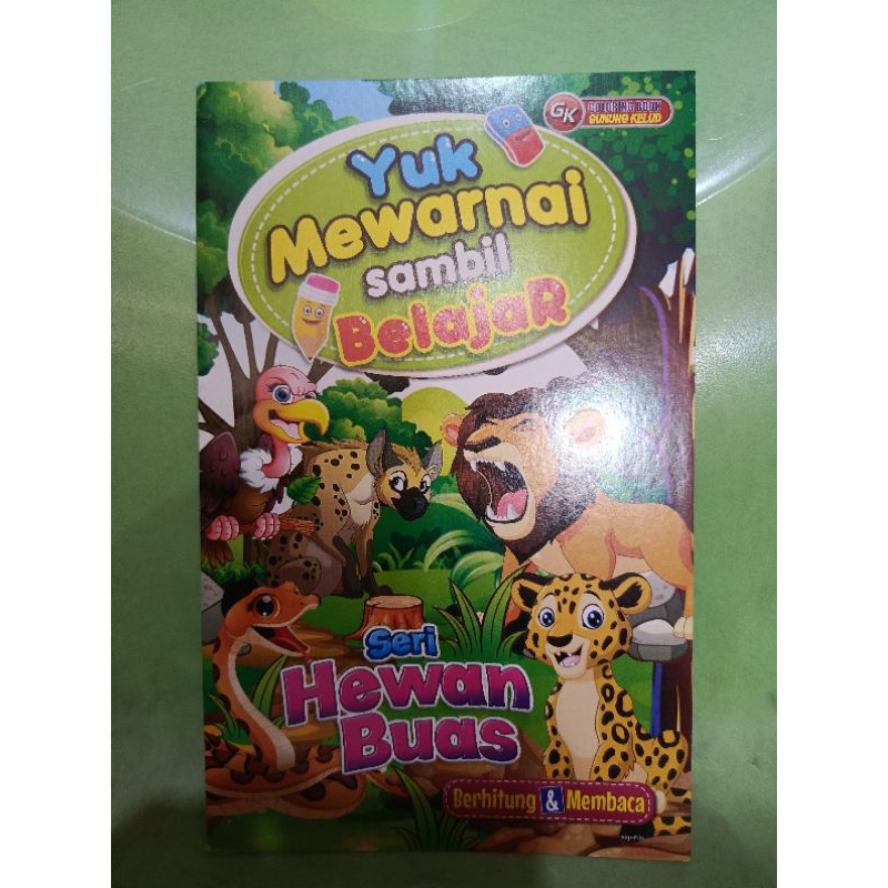 

MEWARNAI SERI HEWAN BUAS