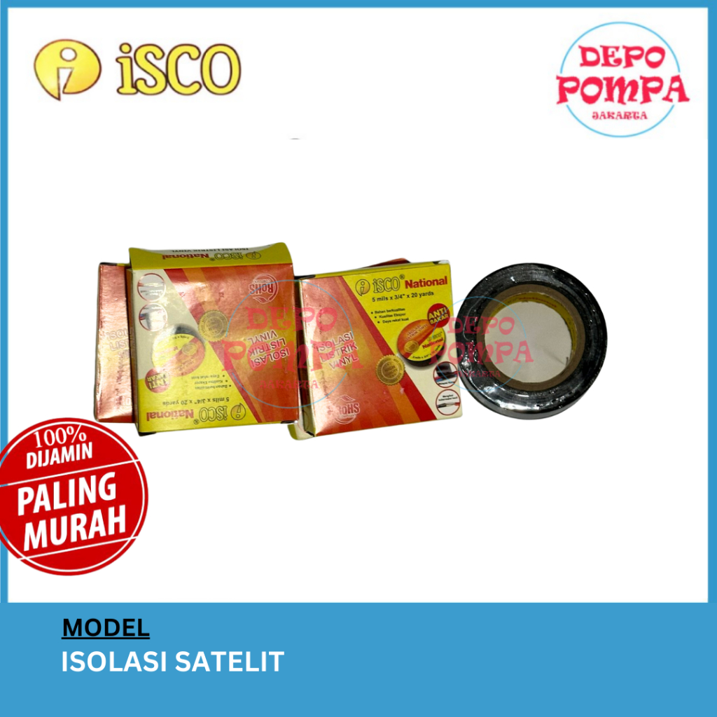 ISCO Isolasi Kabel Pompa Satelit Kecil /Solasi Kabel Pompa Satelit Anti Air