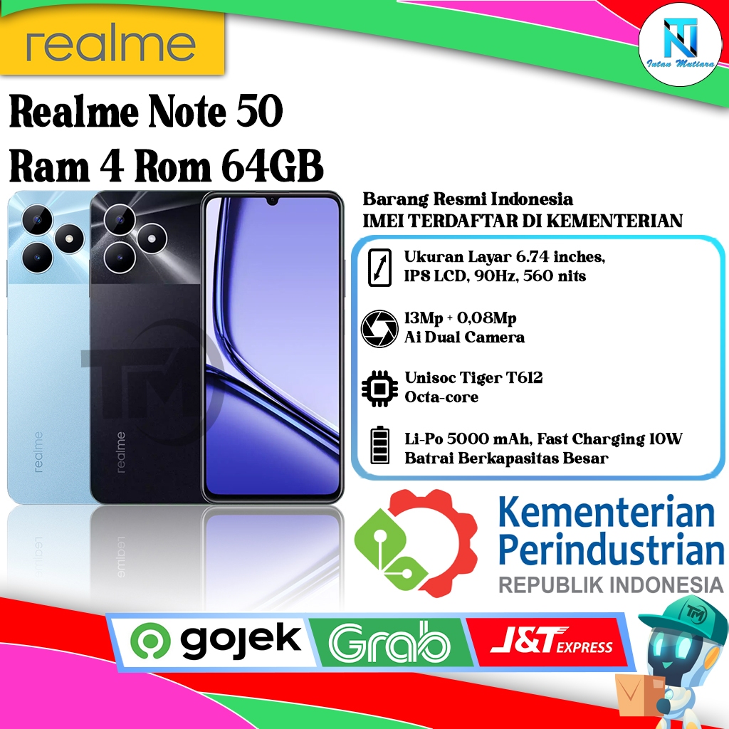 Realme Note 50 Ram 3/64GB | Ram 4/64GB | 4GB/128GB