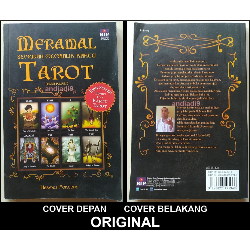 MERAMAL SEMUDAH MEMBALIK KARTU TAROT EDISI REVISI HERMES FORTUNE ORIGINAL