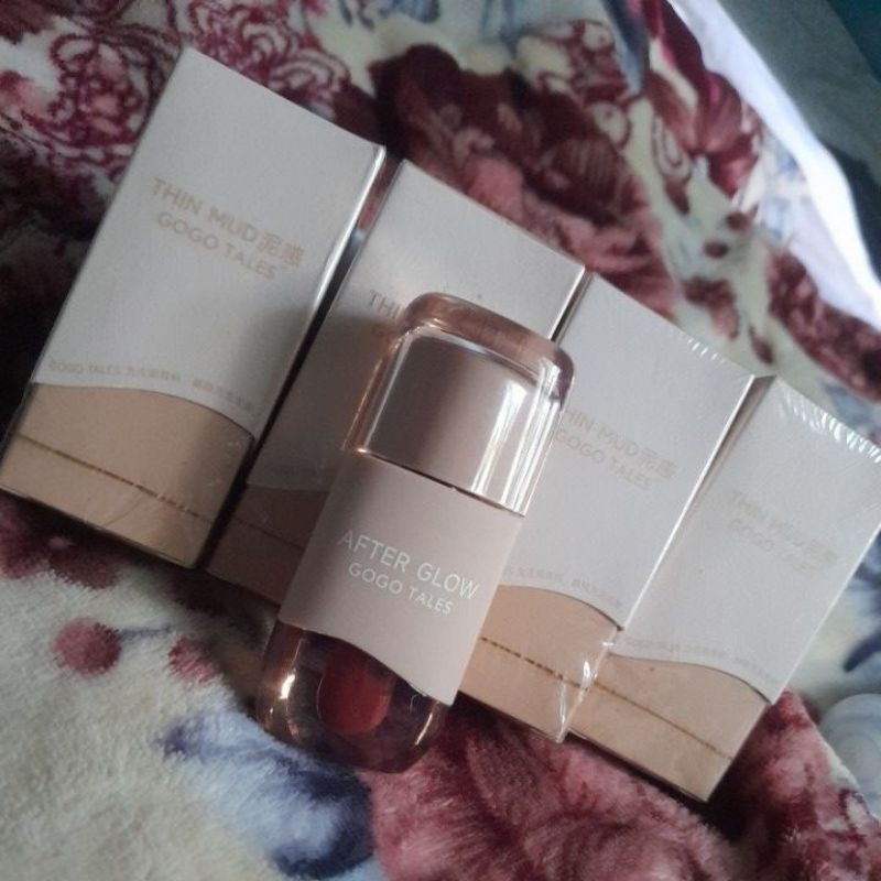 GOGO TALES LIP AFTER GLOW THIN MUD GAUZE LIP GLAZE LIPTINT NO MINUS NO RIJECT NO MINUS BARU