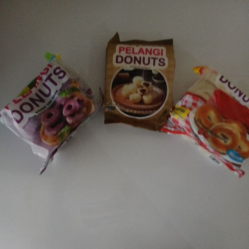 

Donut pelangi/donat kentang besar/donut ubi ungu/donut isi coklat