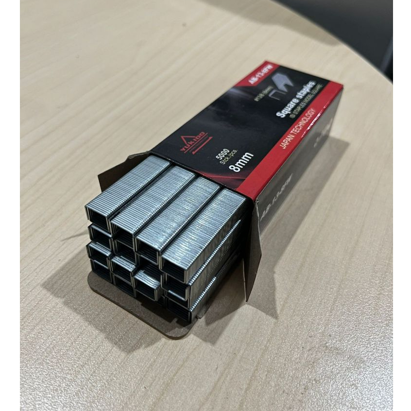 

Isi Staples Tembak Gun Tacker 13/19 8mm - Refill Staples 13/8 mm - Isi Ulang Staples Tembak