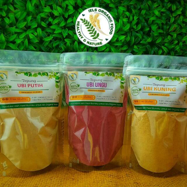 

TEPUNG UBI UNGU, KUNING, PUTIH ORGANIK