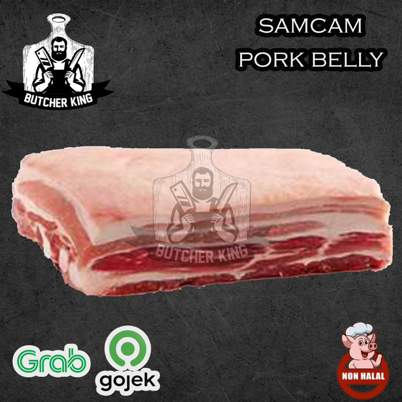 

SAMCAM / PORK BELLY / SAMCAN / SANCAM / SAMSAM / SIOBAK BABI KEMASAN 1 KG VACUUM PRODUK NON HALAL