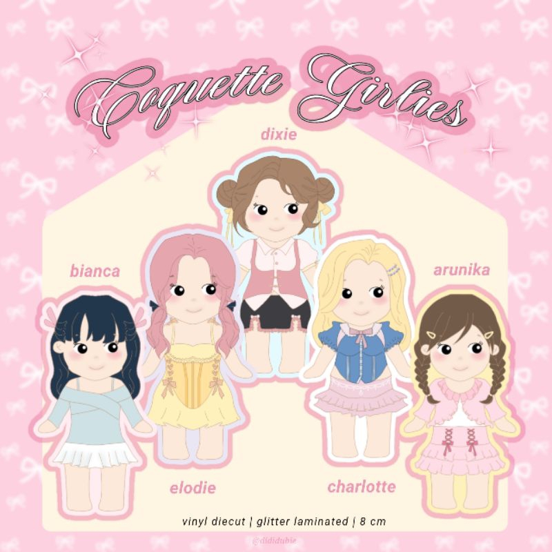 

[dididubie] sonny angel ⋆coquette girlies⋆ sticker