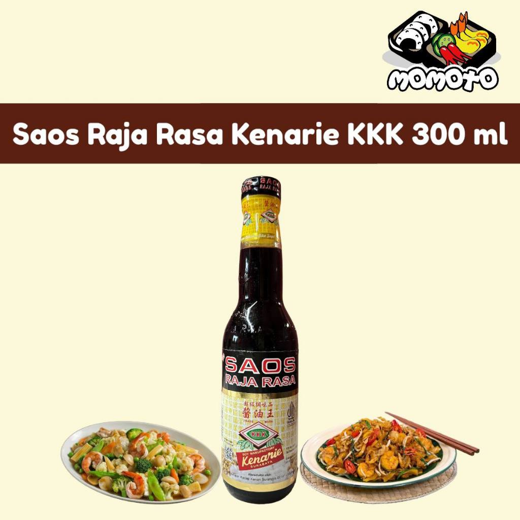 

Saos Raja Rasa Kecap KKK Cap Kenarie 300 ml Kemasan Tanggung Sedang Halal