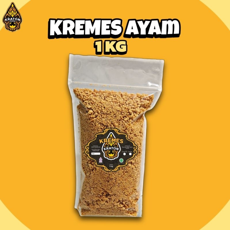 	 Kremes Kraton - 1KG Kremes Ayam Original	