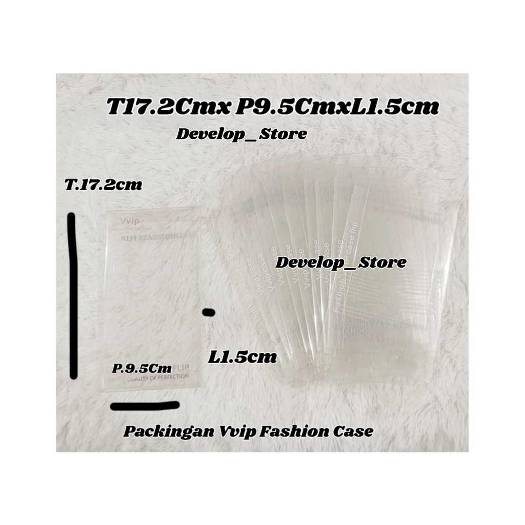 Packingan Casing Hp Packingan Vvip Fashion Case isi 50pcs Mika Transparan  Bening
