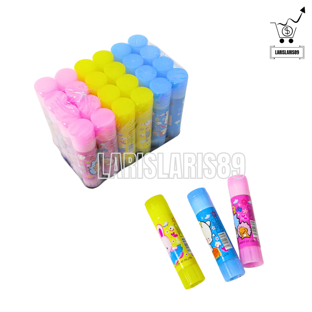 

Glue Stick Fancy Kecil 10 gr - Lem Kertas Stik Karakter Anak