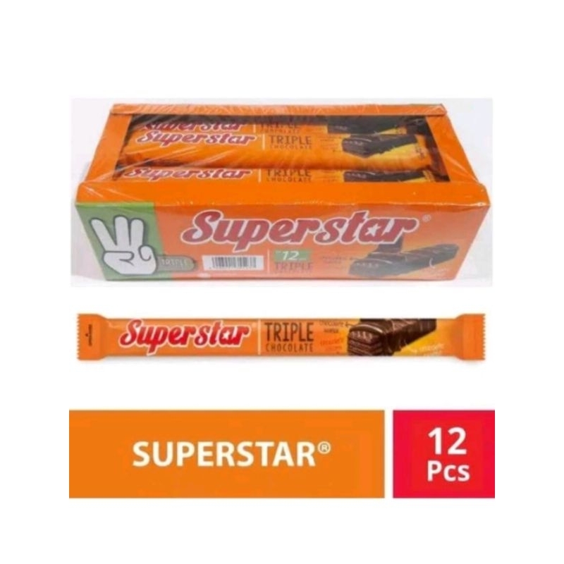 

Superstar Triple Chocolate 1box 192g (12bks@16g)