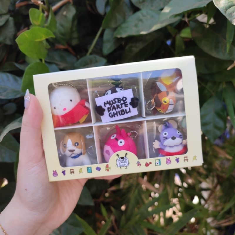 SUN ARROW Gantungan Kunci Boneka Set Totoro Pink Boh Museo Darte GHIBLI STUDIO GHIBLI ORIGINAL