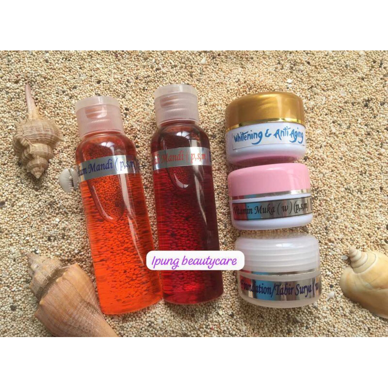 PAKET IP SKINCARE ORIGINAL TONER BOTOL BENING