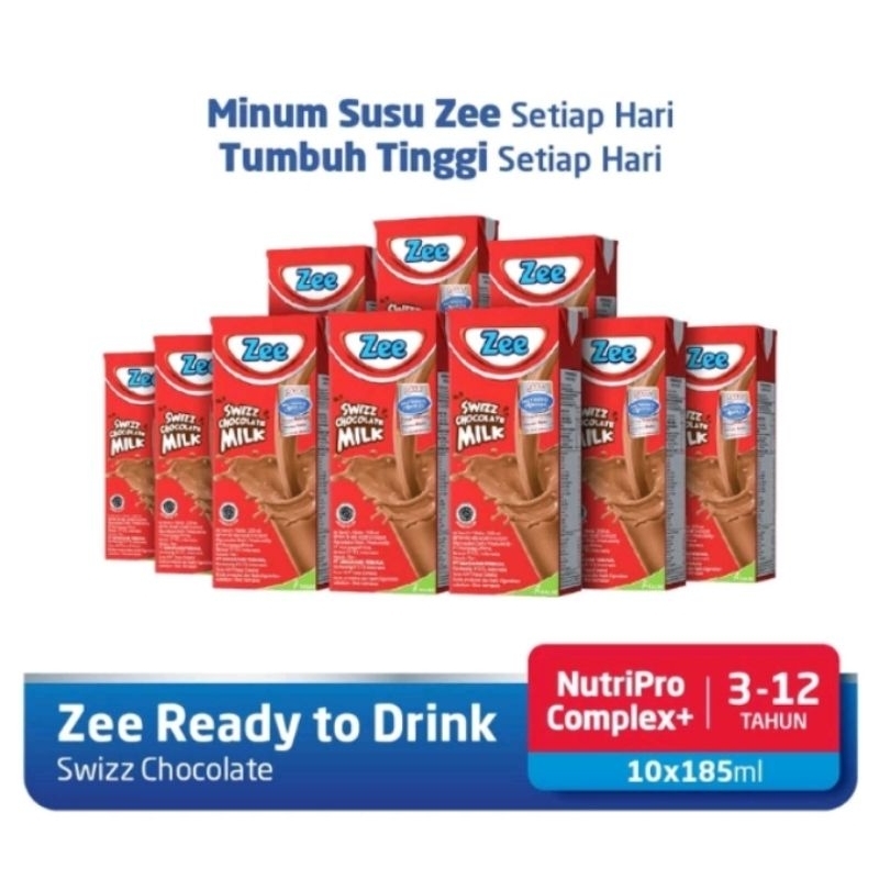 

Zee UHT Swizz Chocolate Milk 185ml (10 Pack)